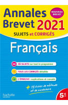 Annales brevet 2021 francais