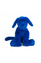 Petite peluche chien bleu