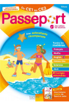 Passeport - du ce1 au ce2 7/8 ans - cahier de vacances 2024