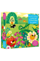 Le jardin - mon petit coffret livre et 3 puzzles