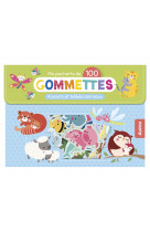 Ma pochette de 100 gommettes  - parents et bébés animaux