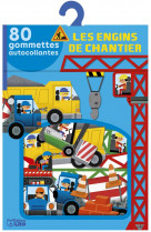 Les engins de chantier  -  80 gommettes autocollantes