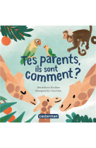 Mes imagiers tout carrés - tes parents, ils sont comment ?