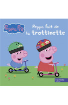 Peppa pig-peppa fait de la trottinette