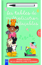 Les tables de multiplication effaçables (avec feutre)