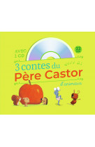 3 contes du père castor d'animaux (+ cd)