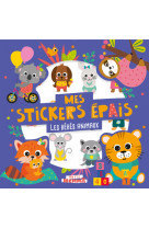 Mon p'tit hemma - mes stickers épais - les bébés animaux