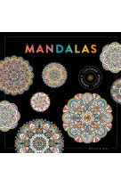 Black coloriage mandalas