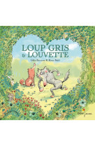 Loup gris et louvette