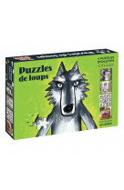 4 puzzles évolutifs loup