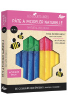 Pâte à modeler cire d'abeille -  4 couleurs acidulées