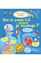 Que se passe-t-il quand je mange ? - p'tits curieux usborne