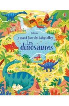 Les dinosaures - le grand livre des labyrinthes