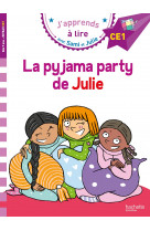 Sami et julie ce1 la pyjama party de julie