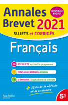 Annales brevet 2021 français