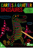 Cartes à gratter - dinosaures