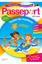 Passeport - de la petite à la moyenne section - cahier de vacances 2022