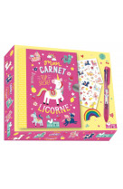 Mon carnet top secret licorne - coffret avec accessoires