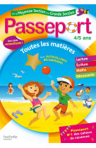 Passeport - de la moyenne à la grande section - cahier de vacances 2022