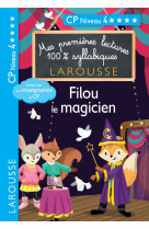 Premieres lectures syllabiques - filou, le magicien, niveau 4