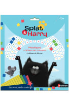 Splat et harry: pochette mosaïques gommettes en mousse