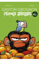 Gaston grognon en bd - orange stressée