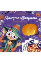 Pochette - masques effrayants - monstres et sorcières