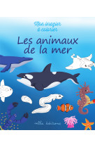 Mon imagier à colorier : les animaux de la mer