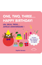 One, two, three...happy birthday!