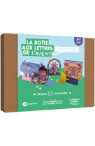 Boîte aux lettres de l'avent - la boîte à magie - calendrier de l'avent 3+