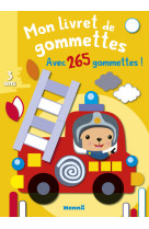 Mon livret de gommettes (camion de pompier)