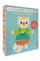 Les oursons s'habillent - mes silhouettes en bois