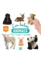 Mon bel imagier à compléter - les bébés animaux - avec de grands stickers