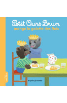 Petit ours brun mange la galette des rois