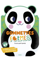 Gommettes formes - coucou petit panda