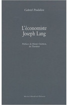 L'economiste joseph lang