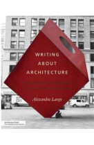 Writing about architecture /anglais