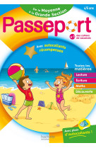 Passeport maternelle - de la moyenne section à la grande section (4-5 ans) - cahier de vacances 2025