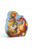 Puzzle vaillant et le dragon 54 pieces 4 ans