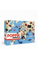 Animaux puzzle 500 pcs poppik 8 ans + poster