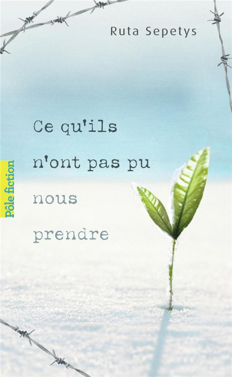 CE QU-ILS N-ONT PAS PU NOUS PRENDRE - SEPETYS RUTA - Gallimard-Jeunesse