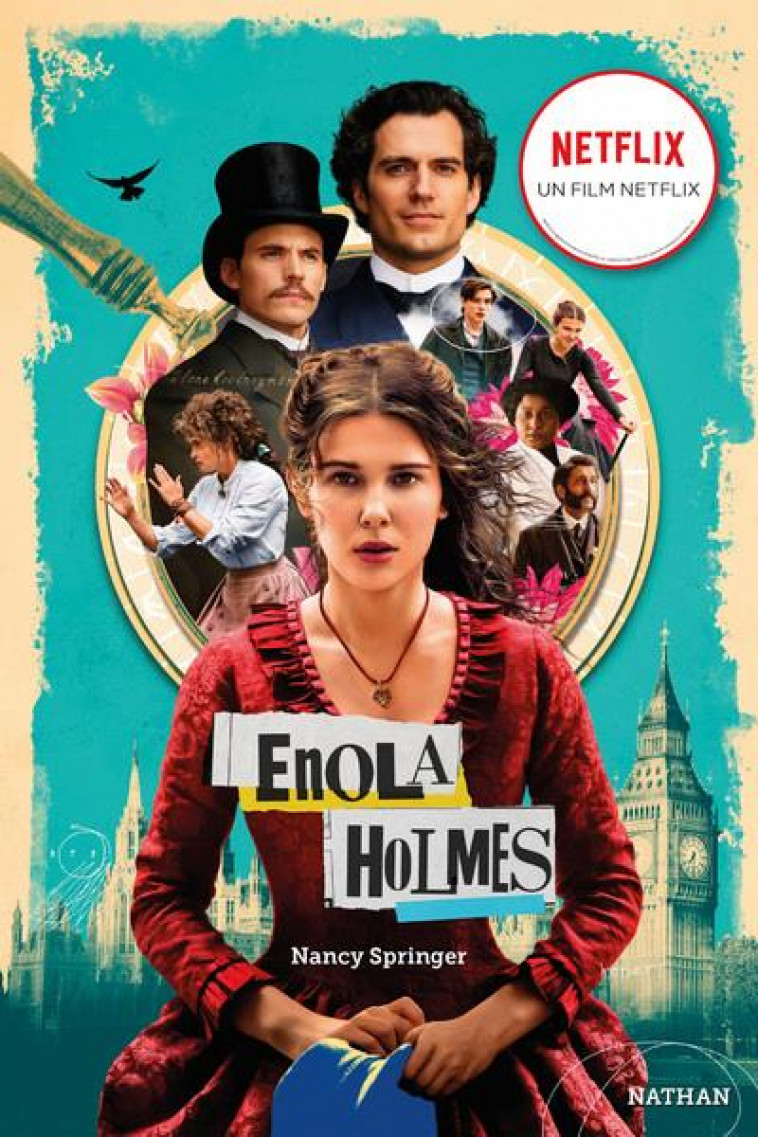 LES ENQUETES D-ENOLA HOLMES - TOME 1 LA DOUBLE DISPARITION -EDITION FILM- - VOL01 - SPRINGER NANCY - CLE INTERNAT