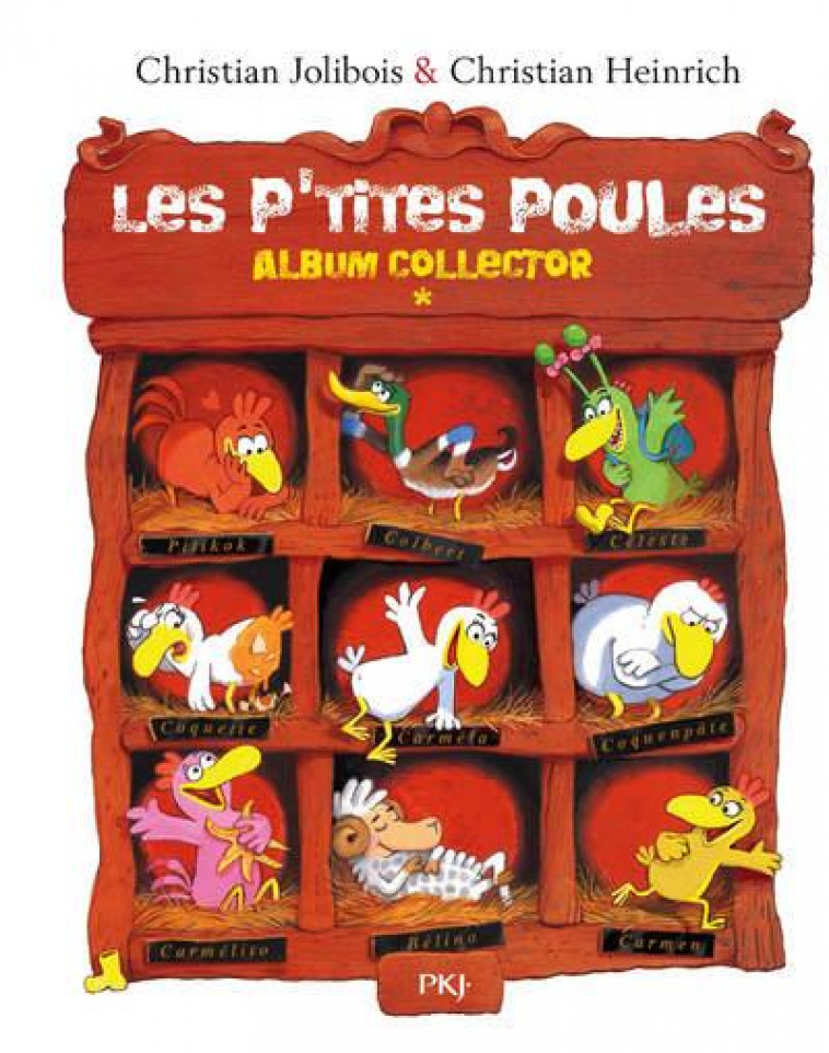 LES P-TITES POULES - ALBUM COLLECTOR (TOMES 1 A 4) - VOL01 - JOLIBOIS/HEINRICH - POCKET