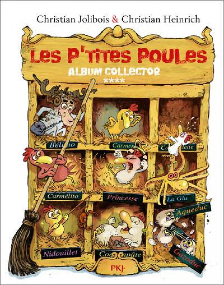 LES P-TITES POULES - ALBUM COLLECTOR T04 (TOMES 13 A 16) - VOL04 - JOLIBOIS/HEINRICH - POCKET
