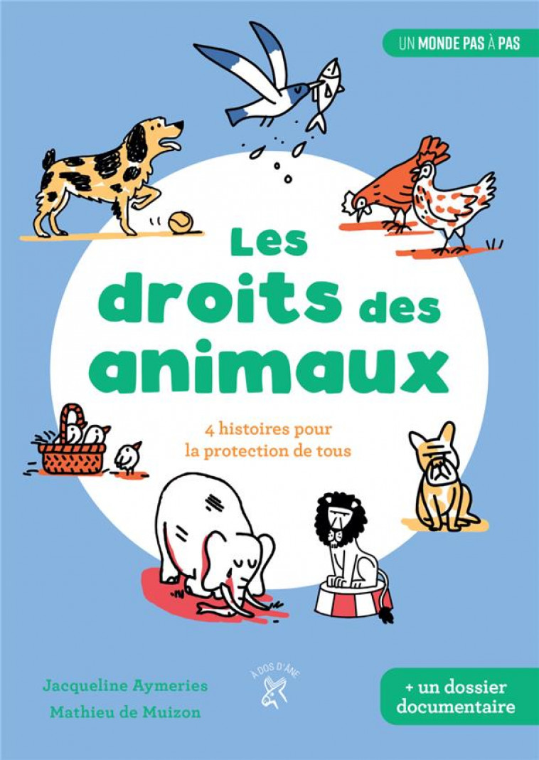 LES DROITS DES ANIMAUX - 4 HISTOIRES POUR LA PROTECTION DE TOUS - AYMERIES - DOS ANE