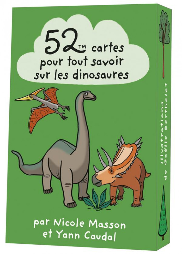 52 CARTES POUR TOUT SAVOIR SUR LES DINOSAURES - MASSON/CAUDAL - 365 PARIS