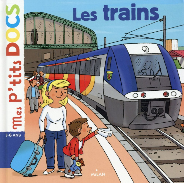 LES TRAINS - LEDU/BARBORINI - BD Kids