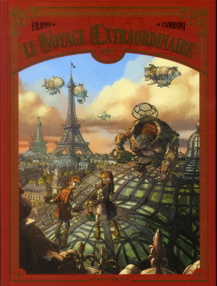 LE VOYAGE EXTRAORDINAIRE - TOME 02 - CYCLE 1 - LE TROPHEE JULES VERNE 2/3 - FILIPPI/CAMBONI - Vents d'ouest