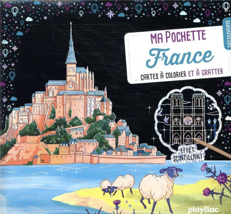 MA POCHETTE FRANCE - CARTES A GRATTER ET A COLORIER - LAURENT SEVERINE - PRISMA