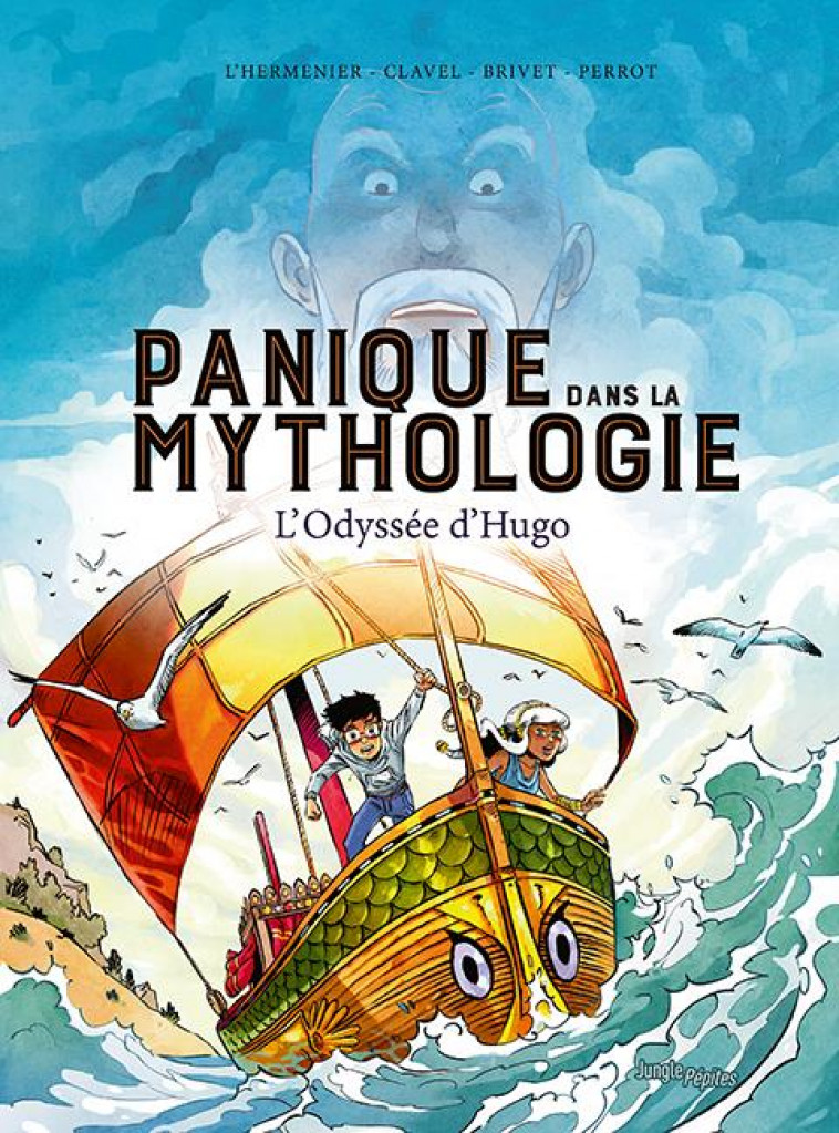 JUNGLE PEPITES - PANIQUE DANS LA MYTHOLOGIE - TOME 1 L-ODYSSEE D-HUGO - L-HERMENIER/CLAVEL - CASTERMAN